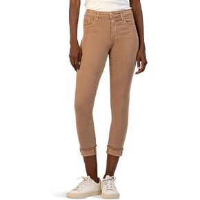 KUT from the Kloth Women's Amy Crop Straight Leg in Cappuccino