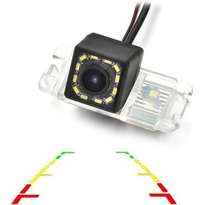 Vlicevrn HD 12 LED Car Rear View Camera Night Vision Backup Parking Camera Waterproof IP68 Vehicle Camera for Ford Escape Fusion Kuga Mondeo / Mazda Tribute / Mercury Mariner