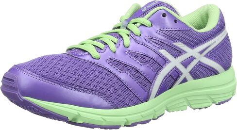 ASICS Gel-Zaraca 4 GS Kids Running Shoes, Purple/Lime, 6 Big Kid in Saudi Arabia