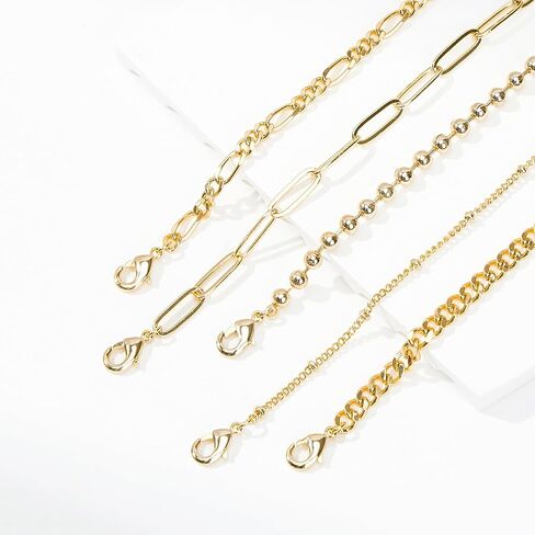 أساور كوموريبي الذهبية للنساء مجوهرات أساور فضية أنيقة أساور كومة إكسسوارات ذهبية للنساء in Kuwait