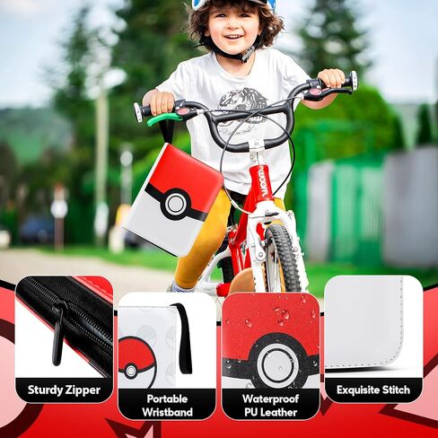 4 Pocket Card Binder, Waterproof Trading Card Binder, 400 Pockets, Double Sided, PU Leather Card Binder, Zipper Collector Card Album for MTG, TCG, Sports Cards in Saudi Arabia