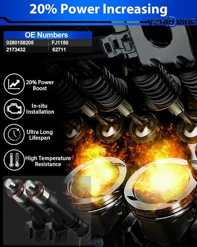 محاقن الوقود المحسنة 0280158205 تناسب: -Buick Encore 13 14 15 17 18 19، لـ: -Chevy 2011-2015 Cruze 2012-2016 2018 Sonic 2013-2016 Trax L4 1.4L (مجموعة من 4) in Saudi Arabia