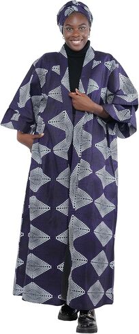 Long Kimono For Women African Print Kimonos Dusters Cardigan Dress Boho Kaftan Formal Dresses Afrocentric Attire Wear in Saudi Arabia