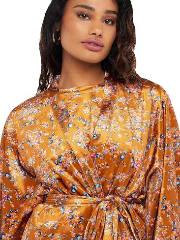 Savage X، رداء قصير مخملي نسائي قصير، Distorted Bloom، XS/S in Kuwait