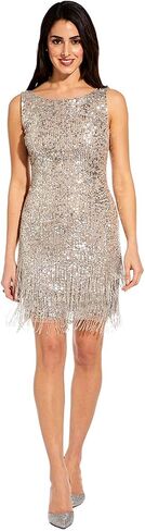 Adrianna Papell Women's Beaded Short Dress in Saudi Arabia