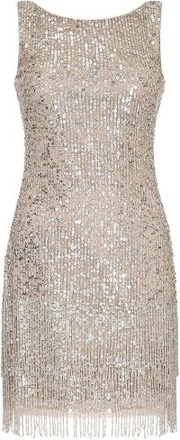 Adrianna Papell Women's Beaded Short Dress in Saudi Arabia