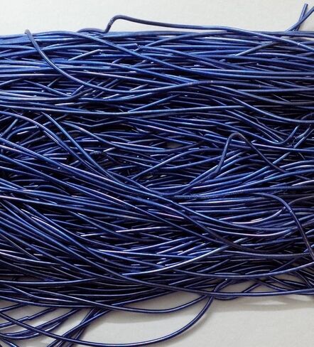 150 Inches French Metal Wire Gimp Coil Bullion Purl - Smooth Regular - 3.80 Meters - DESI HAWKER (Dark Green MATT) in Saudi Arabia