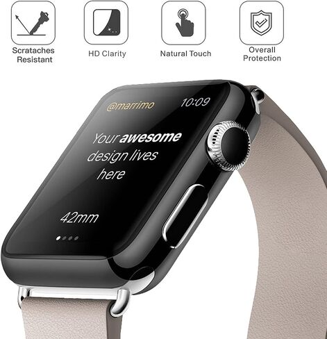 2 Pack Cases with Screen Protector for Apple Watch Series 6 SE Series 5 Series 4 40mm, Shiny Hard Protective Snap on Cover (Gold+Silver) in Saudi Arabia