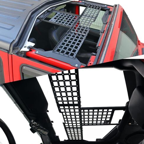 Molle Panel Roof Rack Fit Jeep Wrangler JL JLU JT Gladiator 2018-2023 Easy Installation in Saudi Arabia