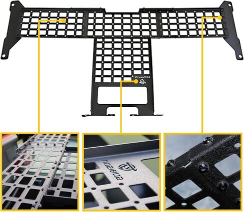 Molle Panel Roof Rack Fit Jeep Wrangler JL JLU JT Gladiator 2018-2023 Easy Installation in Saudi Arabia