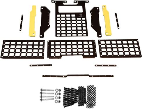 Molle Panel Roof Rack Fit Jeep Wrangler JL JLU JT Gladiator 2018-2023 Easy Installation in Saudi Arabia