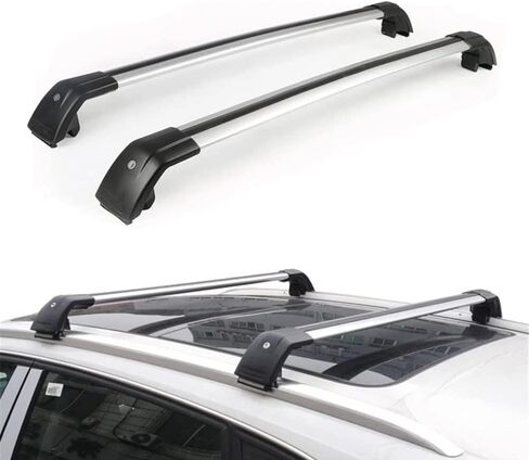 رفوف السقف قضبان متقاطعة لسيارة Lexus NX Nx200 Nx200T Nx300H Nx300 حامل السقف حامل الأمتعة العلوي قابل للقفل 2015 2016 2017 (فضي) in Kuwait