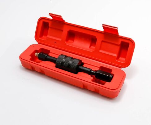 Diesel Fuel Injector Remover Injectors Puller Tool Replacement for Bosch, Lucas Injectors with M8/M12/M14 Thread Adapter, 1.3-pound Shop Hammer Weight and A Red Box in Saudi Arabia