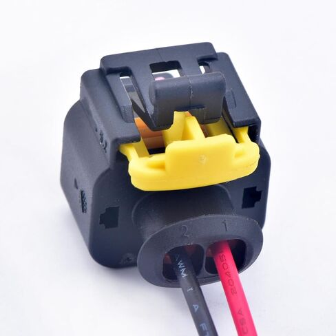 2 دبوس السيارات مقاوم للماء الإسكان سلك كابل موصل حاقن الوقود التوصيل لسيارات الجيب in Saudi Arabia