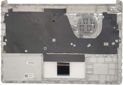 Replacement Non-Backlit Keyboard Palmrest Upper Case Top Cover for HP 14-DQ 14-FQ 14T-DQ 14Z-FQ Laptop Assembly L88200-001 Natural Silver in Saudi Arabia