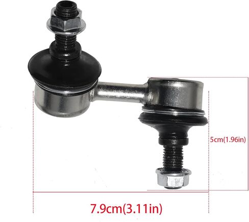 51320-S5A-003 51321-S5A-003 زوج وصلات نهاية قضيب أمامي يسار يمين لسيارة Honda 2001-2005 Civic 2002-2006 CR-V 2003-2011 Element 2001-2005 EL 2002-2006 RSX (أبيض) in Kuwait