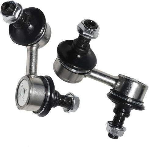 51320-S5A-003 51321-S5A-003 زوج وصلات نهاية قضيب أمامي يسار يمين لسيارة Honda 2001-2005 Civic 2002-2006 CR-V 2003-2011 Element 2001-2005 EL 2002-2006 RSX (أبيض) in Kuwait