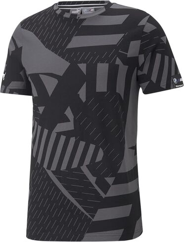 PUMA Men's Standard BMW MMS All Over Print Tee, Iron Gate-AOP, Small in Saudi Arabia