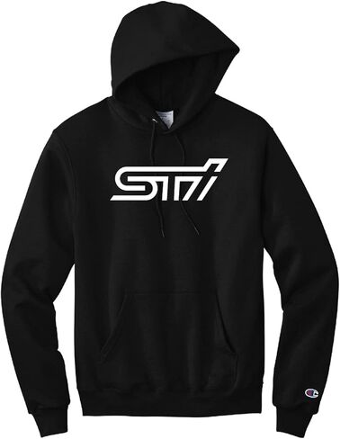 Subaru STI Logo Hoodie Black Pullover Sweatshirt Forester Impreza WRX STI Outback Legacy NEW in Saudi Arabia