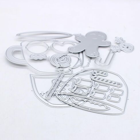 KSCRAFT Christmas Tea Cup Shaker Metal Cutting Dies Stencils for DIY Scrapbooking Decorative Embossing DIY Paper Card in Saudi Arabia