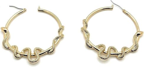 Betsey Johnson Snake Hoop Earrings in Saudi Arabia