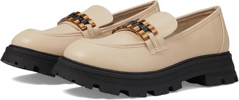 حذاء MIA النسائي Gabina Lug Sole Loafers كاجوال - أسود in Saudi Arabia