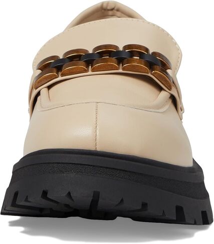 حذاء MIA النسائي Gabina Lug Sole Loafers كاجوال - أسود in Saudi Arabia