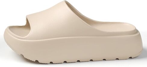 صنادل منصة النساء | شباشب سحابة من الريش | شرائح دش سريعة الجفاف للحمام/حمام السباحة/الشاطئ in Kuwait