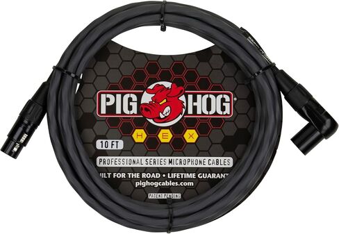 كابلات ميكروفون من سلسلة Pig HOG PHMH15DB بطول 15 قدم موصل XLR باللون الأزرق دافني in Saudi Arabia