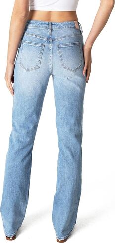 Celebrity Pink Women's Juniors High Rise Slim Fit Straight Leg Jeans in Saudi Arabia