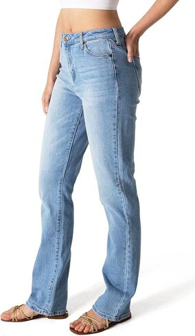 Celebrity Pink Women's Juniors High Rise Slim Fit Straight Leg Jeans in Saudi Arabia