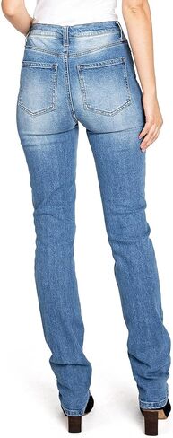 Celebrity Pink Women's Juniors High Rise Slim Fit Straight Leg Jeans in Kuwait