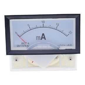 69C17 Pointer Milliammeter 1MA 2MA 3MA 10mA 20MA 50MA 100MA with Shunt Current Meter 85 * 46MM 1Pcs(3mA) in Kuwait