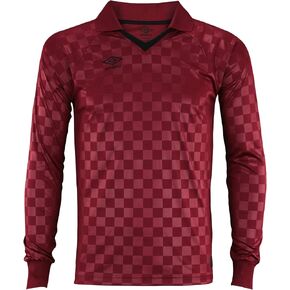 Umbro Mens The Checker Ls Maroon/Black Beauty Size in Kuwait