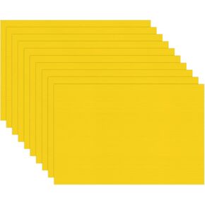 10-Pack Corrugated Plastic Sheets, 8 Inch x 12 Inch Waterproof Blank Corrugated Poster Board Yard Signs for Garage Sale/Office/Classroom/Party/Lawn Sign Road [3mm Thick, White] in Kuwait