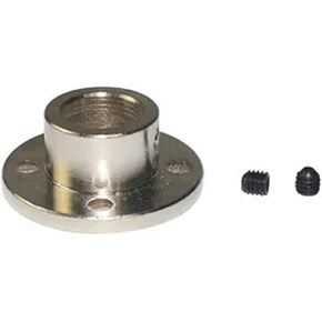 3pcs Flange Coupler 2mm to 6.35mm Rigid Flange Coupling Motor Guide Shaft Coupler Connector(2mm Inner bore) in Kuwait
