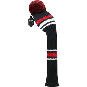 Lefeng 1PCS Golf Club Cover ، غطاء رأس الجولف المحبوك لـ 460cc Driver Fairway Woods و Hybrid مع POM POM لطيف وعلامة الرقم in Kuwait