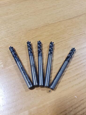 5pc) 3/16 "4fl se altin carbide carbide endmills * high performance * helix متغير (VXR4-3/16) in Saudi Arabia