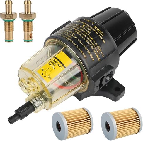 UF-10K Oil Water Separator with 2 pcs Extra Filters Fuel Filter Outboard Motor Oil Tank Marine Parts in Saudi Arabia