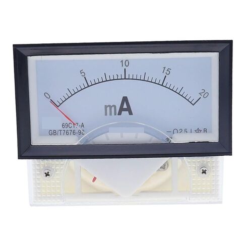 69C17 Pointer Milliammeter 1MA 2MA 3MA 10mA 20MA 50MA 100MA with Shunt Current Meter 85 * 46MM 1Pcs(3mA) in Kuwait