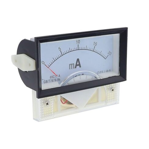69C17 Pointer Milliammeter 1MA 2MA 3MA 10mA 20MA 50MA 100MA with Shunt Current Meter 85 * 46MM 1Pcs(3mA) in Kuwait