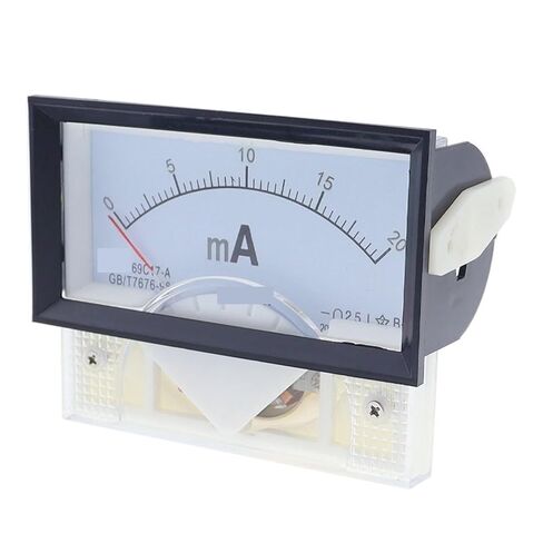 69C17 Pointer Milliammeter 1MA 2MA 3MA 10mA 20MA 50MA 100MA with Shunt Current Meter 85 * 46MM 1Pcs(3mA) in Kuwait