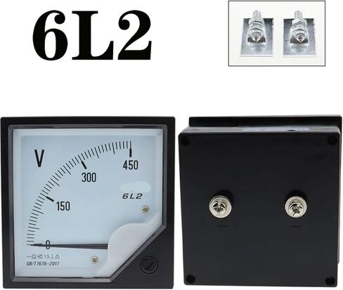 6L2-V 250V 300V 450V 500V 750V AC AC TANANOG METER GAUGE VOLTAGE Current 80 * 80MM POINTER 1PCS (AC1000V) in Saudi Arabia