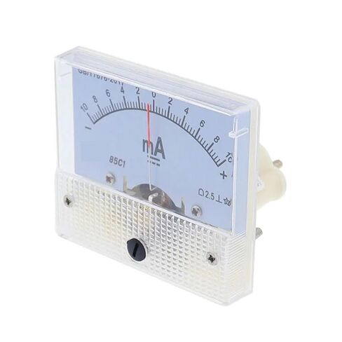 85C1 Milliammeter The Positive and Negative Ammeter Analog Panel Meter Amp Gauge ±1MA±2MA Etc 1Pcs(-3mA to 3mA) in Kuwait