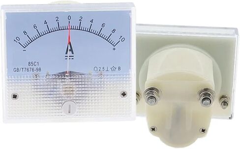85C1-A DC /75MV AMPEREMETER GAUGE ANALOG PANEG AMP Current Meter AMMETER 1A 3A 5A 20A 30A 50A 1PCS (5A -0-5A) in Saudi Arabia