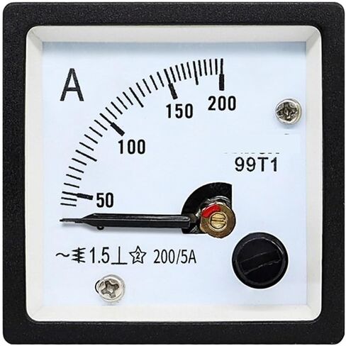 99T1 AC Ammeter 1A 2A 3A 5A 10A 15A 20A 30A 50A 100A 400A 500A 600A 800A 1000A 2000A Pointer Meter 1Pcs(AC 300-5A) in Saudi Arabia