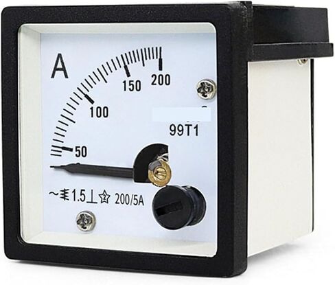 99T1 AC Ammeter 1A 2A 3A 5A 10A 15A 20A 30A 50A 100A 400A 500A 600A 800A 1000A 2000A Pointer Meter 1Pcs(AC 300-5A) in Saudi Arabia
