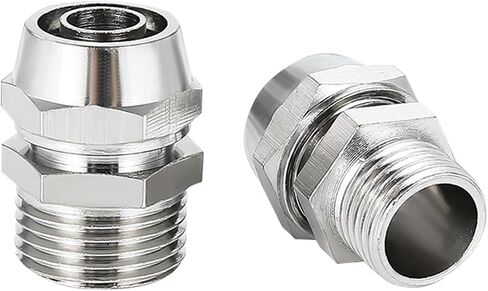 1PCS Pneumatic Fittings PC 4-M5 4 6 8 10 12 14 16mm Thread 1/8 3/8 1/2 BSPT Quick Connector For Hose Tube Connectors Air Fitting(KL-PC12-02) in Saudi Arabia