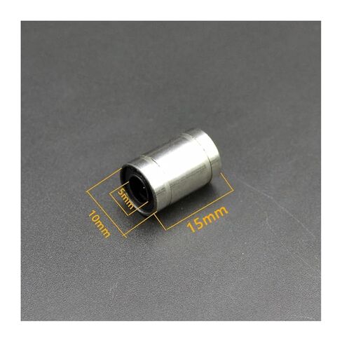 10pcs LM6UU LM8UU LM12UU LM3UU LM4UU TYPE 8MM BALL LINER BALLING BRITIONS لطابعة CNC 3D (LM5UU 5X10X15) in Kuwait