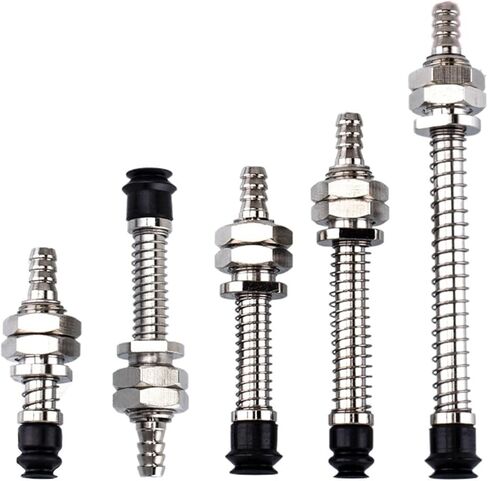 ARM Mechanical Arm Vacuum Cup Cup Hardware WEH41-D6/D8-3/10/15/25 1PCS (WEH41-D8-15 黑色丁腈橡胶) in Saudi Arabia